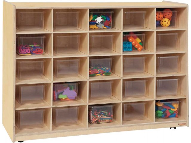 Clear Display Wood Cubby Cabinet  12 Storage Cubbies Mini Display Woo –  Primo Supply l Curated Problem Solving Products