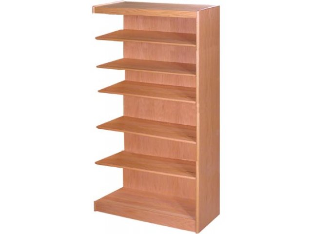 Single Faced Russwood Shelving Adder 36, Russwood Library Shelving