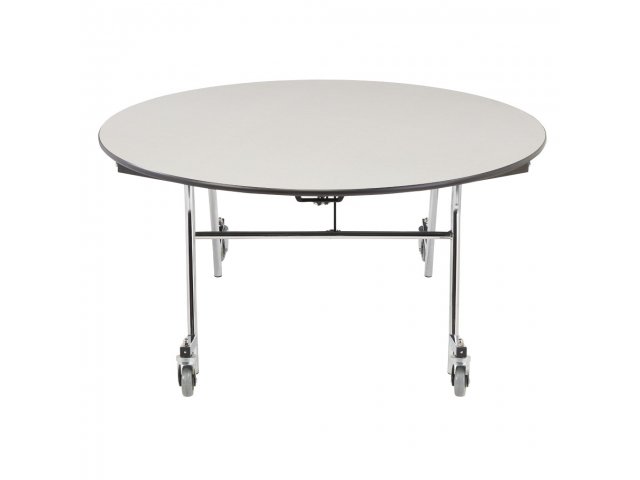 Easy Fold Cafeteria Table Plywood, Round Lunchroom Tables