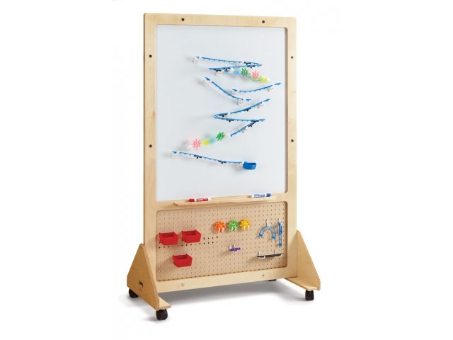 Pegboard bins and hooks not included.