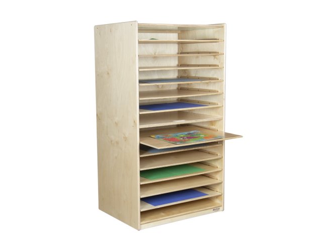 Puzzle and Paper Storage Center Wood Designs