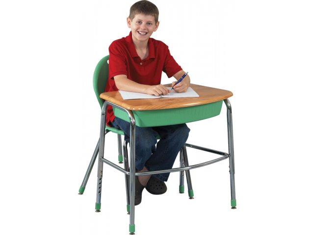 Student sitting at desk