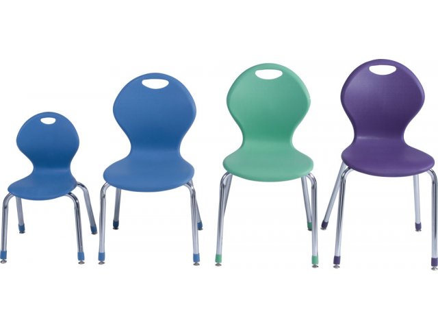 Chairs size ranges from 13 to 19 inches