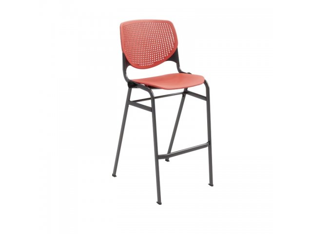 Shown in Bar size with Coral seat and Black frame
