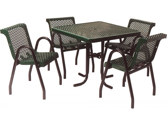 Shown in diamond-cut surface; chairs and tables sold separately.