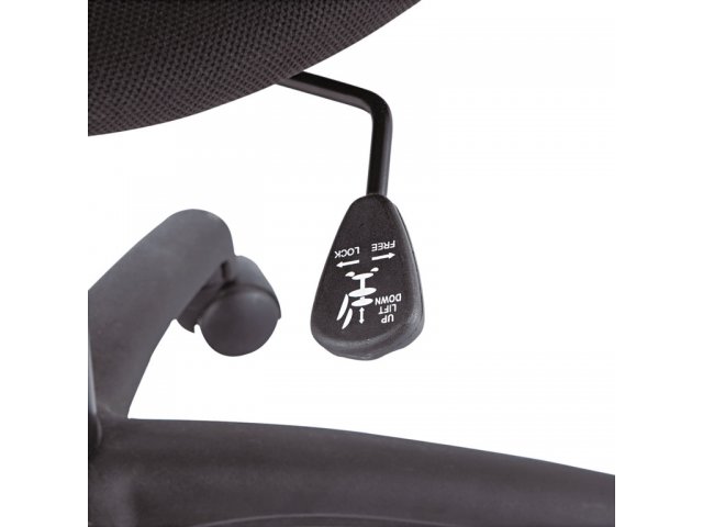 Seat height adjusts to suit your users.