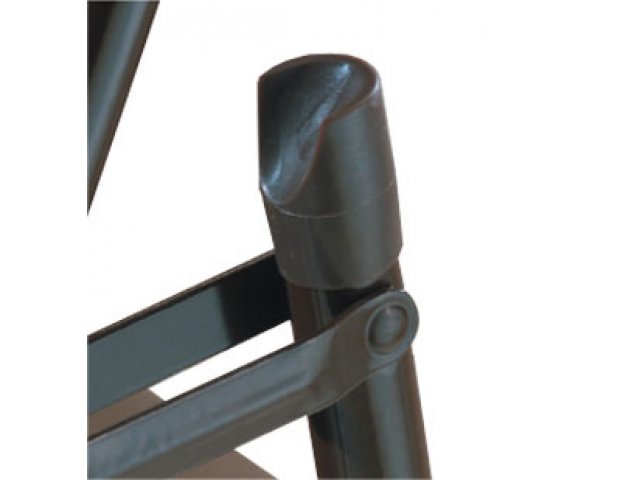 Stablilty plugs; Rear legs feature V-shaped center groove to keep chair perfectly aligned and stable.