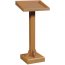 Recessed Top Wood Lectern, Stained