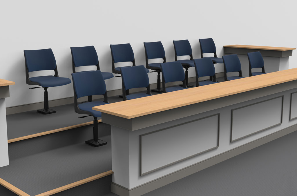 Jury Base Fixed Seating