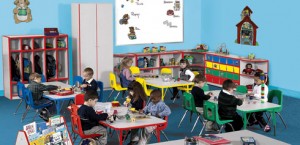 Preschool Furniture in Classroom Space 